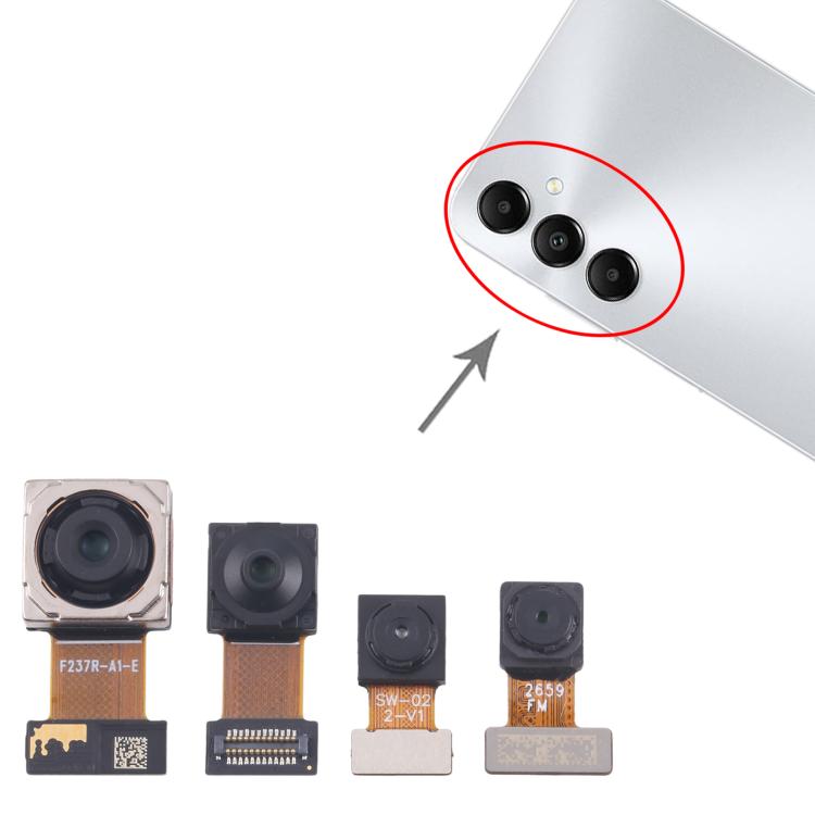For Samsung Galaxy A05s SM-A057F Original Camera Set (Depth + Macro + Back Camera + Front Camera) - free shipping - PMc TechLife - Order now!