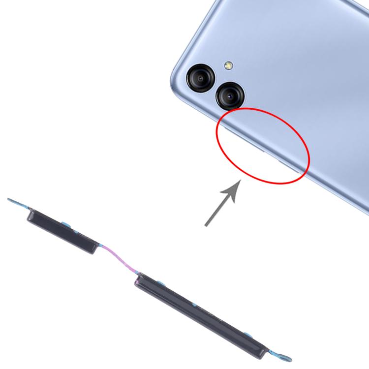 For Samsung Galaxy A04e SM-A042F 10pcs Power Button and Volume Control Button (Black) - free shipping - PMC TechLife - Order now!