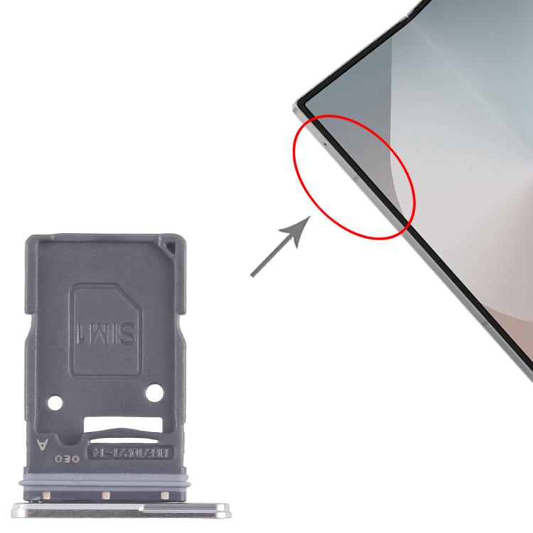 For Samsung Galaxy Z Fold7 SM-F966U US Version Original SIM Card Tray (Silver) - free shipping - PMC TechLife - Order now!