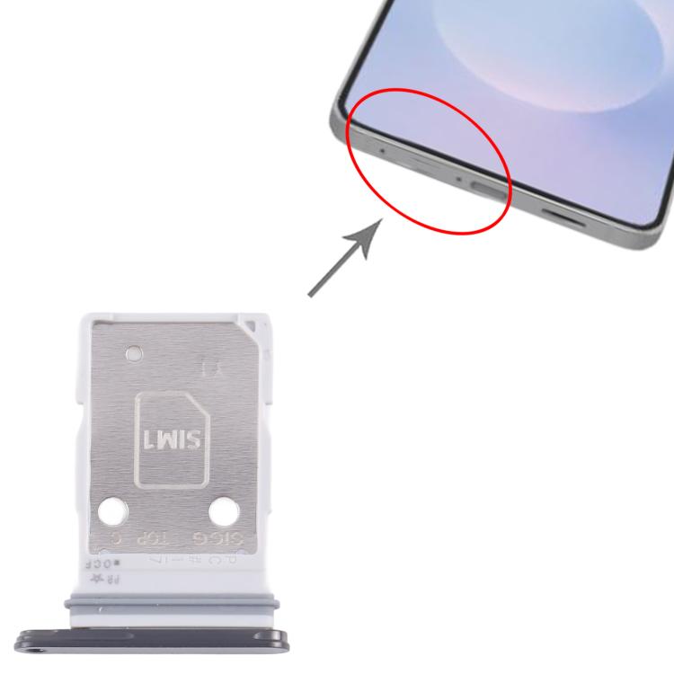 For Samsung Galaxy S25 Edge SIM Card Tray + SIM Card Tray (Black) - free shipping - PMC TechLife - Order now!