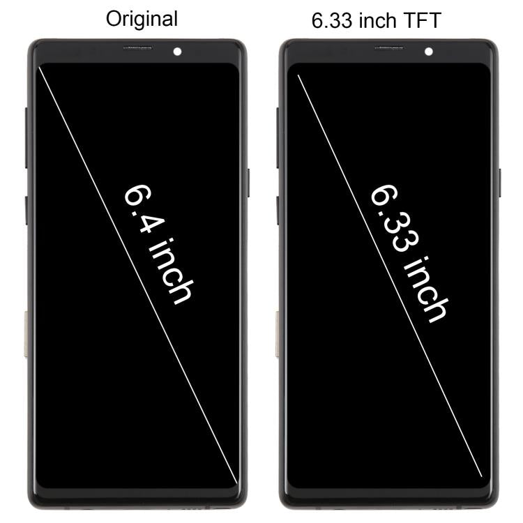 For Samsung Galaxy Note9 SM-N960F 6.33 inch TFT LCD Screen Digitizer Full Assembly with Frame (Gold) - free shipping - PMC TechLife - Order now!