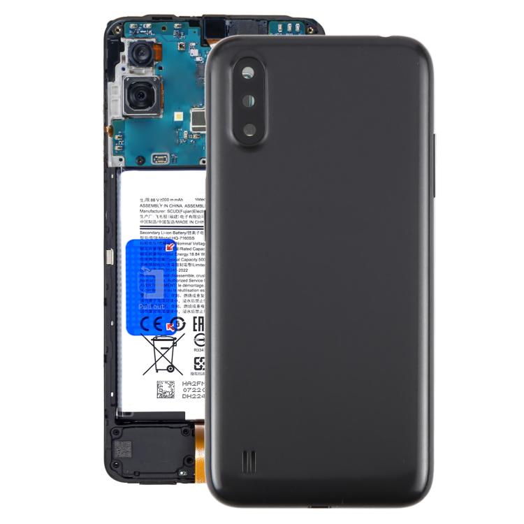 For Samsung Galaxy A01 SM-A015F Back Cover with Camera Lens Cover(Gray) - free shipping - PMC TechLife - Order now!