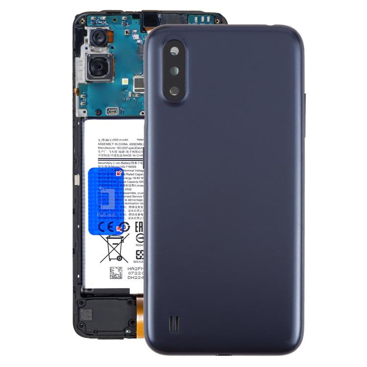 For Samsung Galaxy A01 SM-A015F Back Cover with Camera Lens Cover(Blue) - free shipping - PMC TechLife - Order now!
