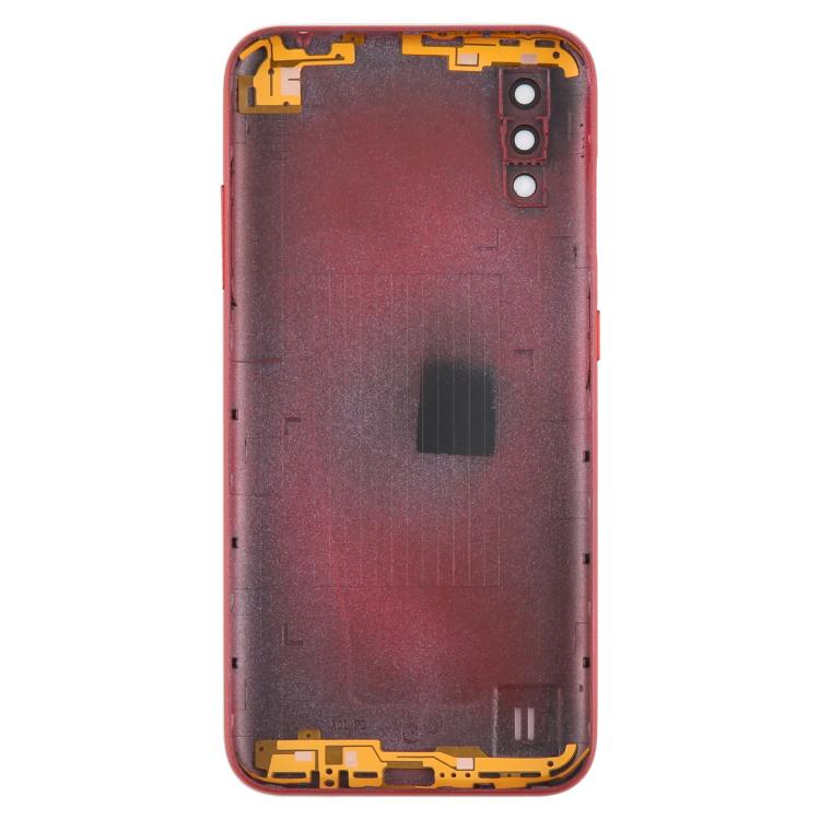For Samsung Galaxy A01 SM-A015F Back Cover with Camera Lens Cover(Red) - free shipping - PMC TechLife - Order now!