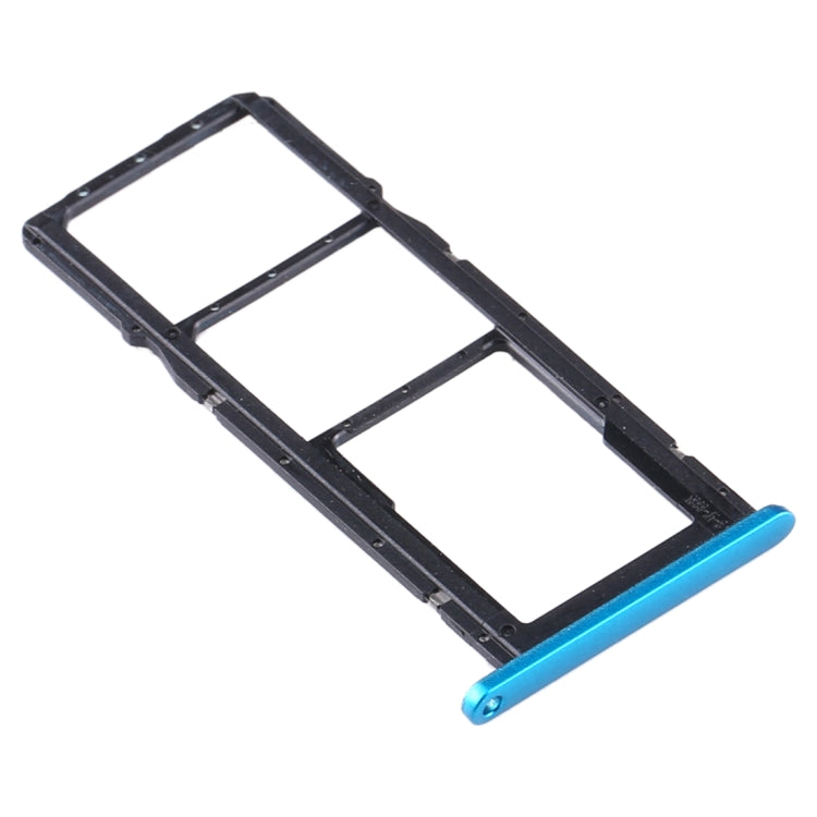SIM Card Tray + SIM Card Tray + Micro SD Card Tray for Huawei Y6s (2020) (Blue) - Card Socket by PMc TechLife | Online Shopping South Africa | PMc TechLife | Buy Now Pay Later Mobicred