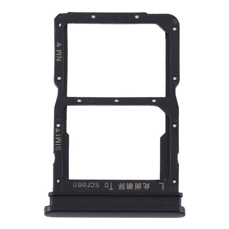 SIM Card Tray + NM Card Tray for Huawei P Smart 2020 (Black) - Card Socket by PMc TechLife | Online Shopping South Africa | PMc TechLife | Buy Now Pay Later Mobicred