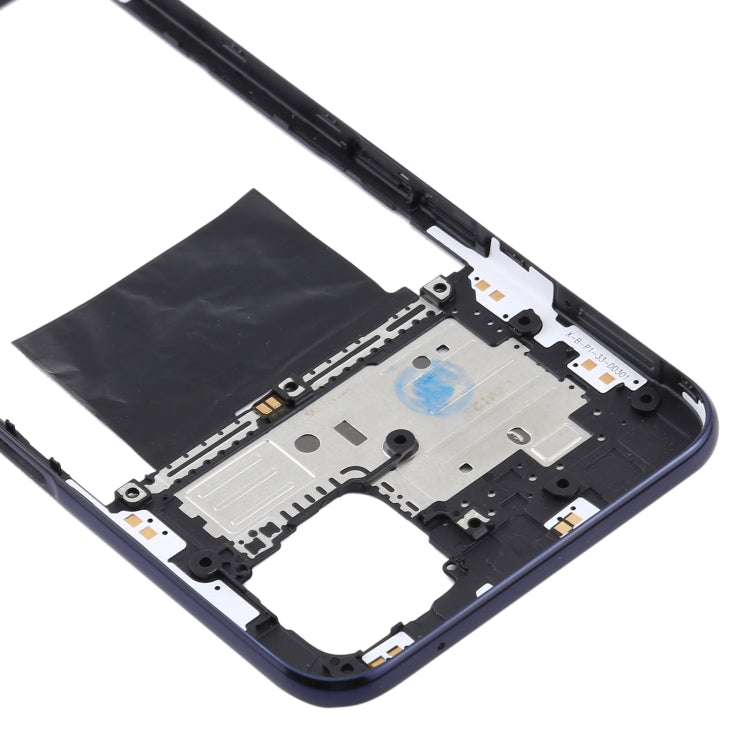For OPPO A92s/Reno4 Z 5G PDKM00 Middle Frame Bezel Plate (Black) - Frame Bezel Plate by PMC TechLife | Online Shopping South Africa | PMC TechLife | Buy Now Pay Later Mobicred