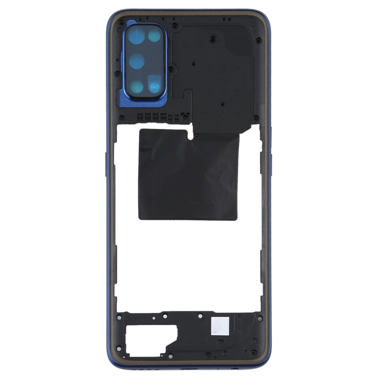 For OPPO Realme Q2 Pro Back Housing Frame (Black) - Frame Bezel Plate by PMC Jewellery | Online Shopping South Africa | PMC Jewellery | Buy Now Pay Later Mobicred