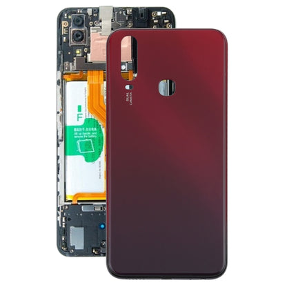 For Vivo Y3s / V1901A/V1901T Battery Back Cover (Red) - Back Cover by PMC Jewellery | Online Shopping South Africa | PMC Jewellery | Buy Now Pay Later Mobicred