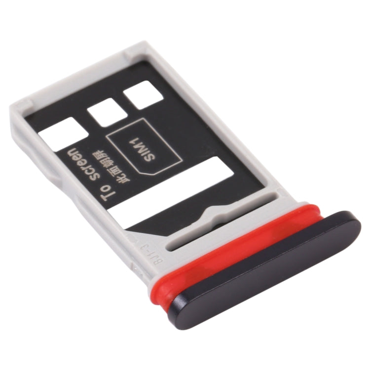 SIM Card Tray + SIM Card Tray for Honor 30 (Black) - Card Socket by PMc TechLife | Online Shopping South Africa | PMc TechLife | Buy Now Pay Later Mobicred