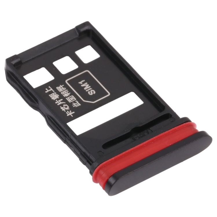 SIM Card Tray + SIM Card Tray for Huawei Nova 6 (Black) - Card Socket by PMc TechLife | Online Shopping South Africa | PMc TechLife | Buy Now Pay Later Mobicred