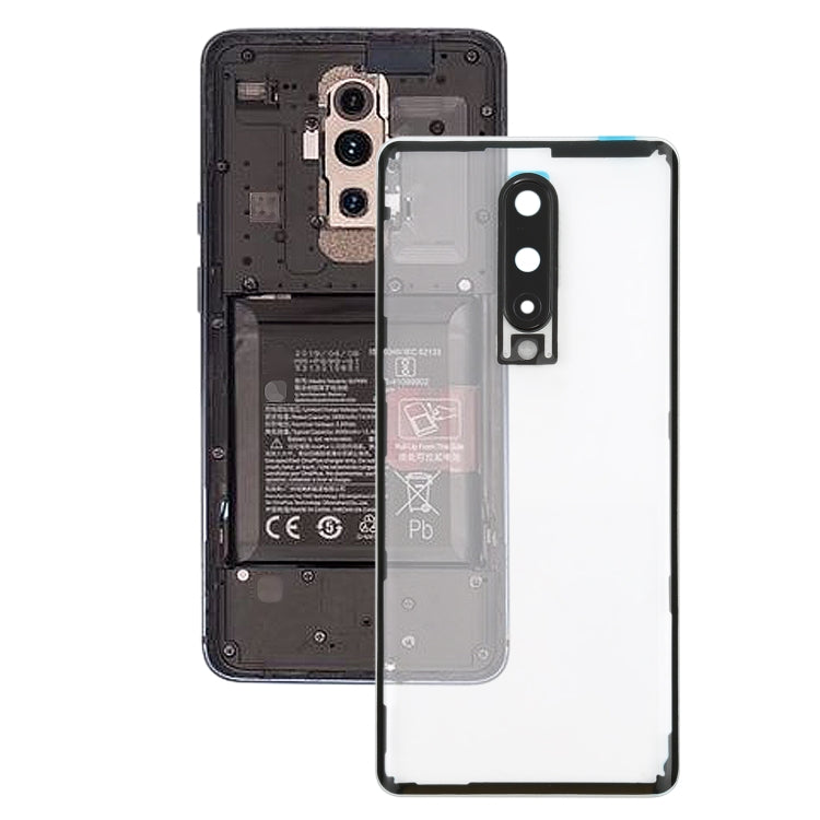 For OnePlus 8 Battery Back Cover With Camera Lens (Transparent) - Back Cover by PMC Jewellery | Online Shopping South Africa | PMC Jewellery