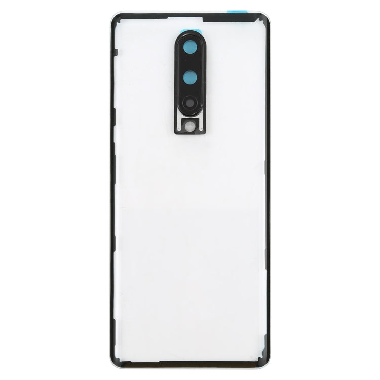 For OnePlus 8 Battery Back Cover With Camera Lens (Transparent) - Back Cover by PMC Jewellery | Online Shopping South Africa | PMC Jewellery