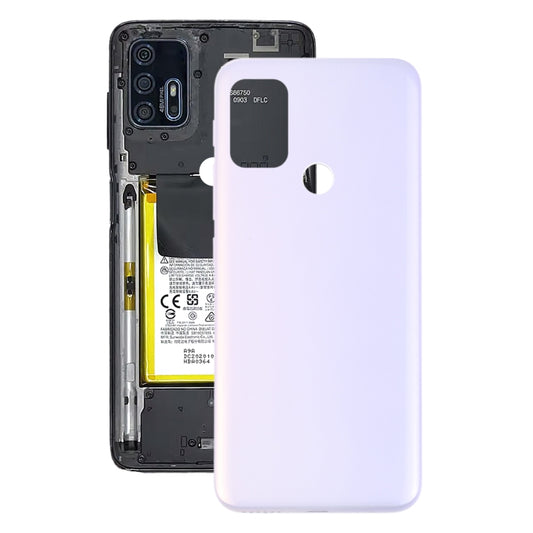 Battery Back Cover for Motorola Moto G30 XT2129-1 XT2129-2 PAML0000IN (White) - Back Cover by PMC Jewellery | Online Shopping South Africa | PMC Jewellery | Buy Now Pay Later Mobicred