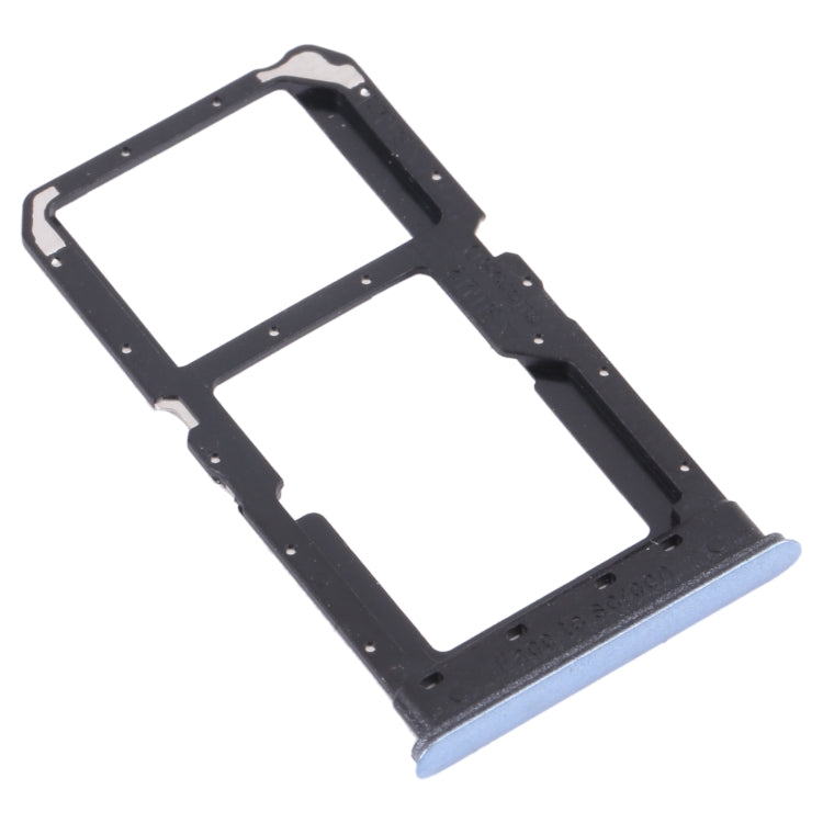 For OPPO Realme V5 5G  SIM Card Tray + SIM Card Tray / Micro SD Card Tray (Silver) - Card Socket by PMc TechLife | Online Shopping South Africa | PMc TechLife | Buy Now Pay Later Mobicred