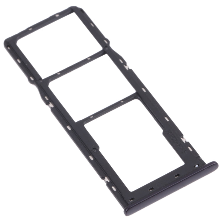 For OPPO A12 CPH2083, CPH2077  SIM Card Tray + SIM Card Tray + Micro SD Card Tray (Black) - Card Socket by PMc TechLife | Online Shopping South Africa | PMc TechLife | Buy Now Pay Later Mobicred