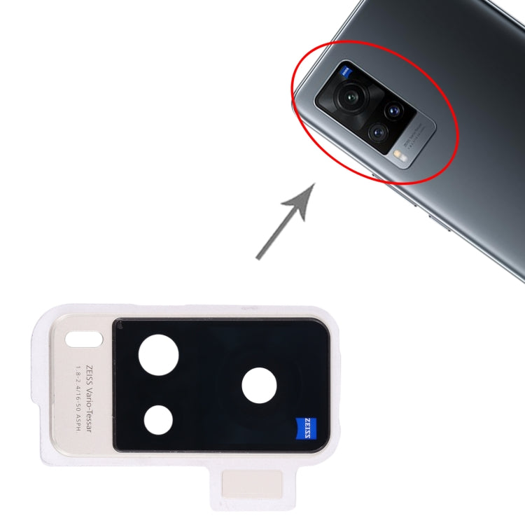 For vivo X60 V2045 Camera Lens Cover (White) - Camera Parts by PMC TechLife | Online Shopping South Africa | PMC TechLife