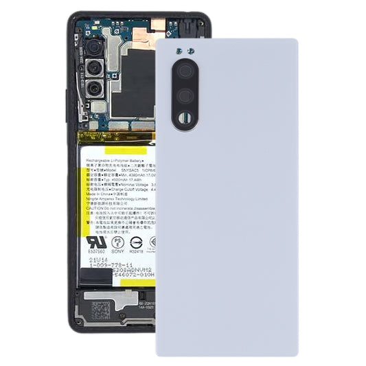 Battery Back Cover for Sony Xperia 5(Grey) - Back Cover by PMC Jewellery | Online Shopping South Africa | PMC Jewellery