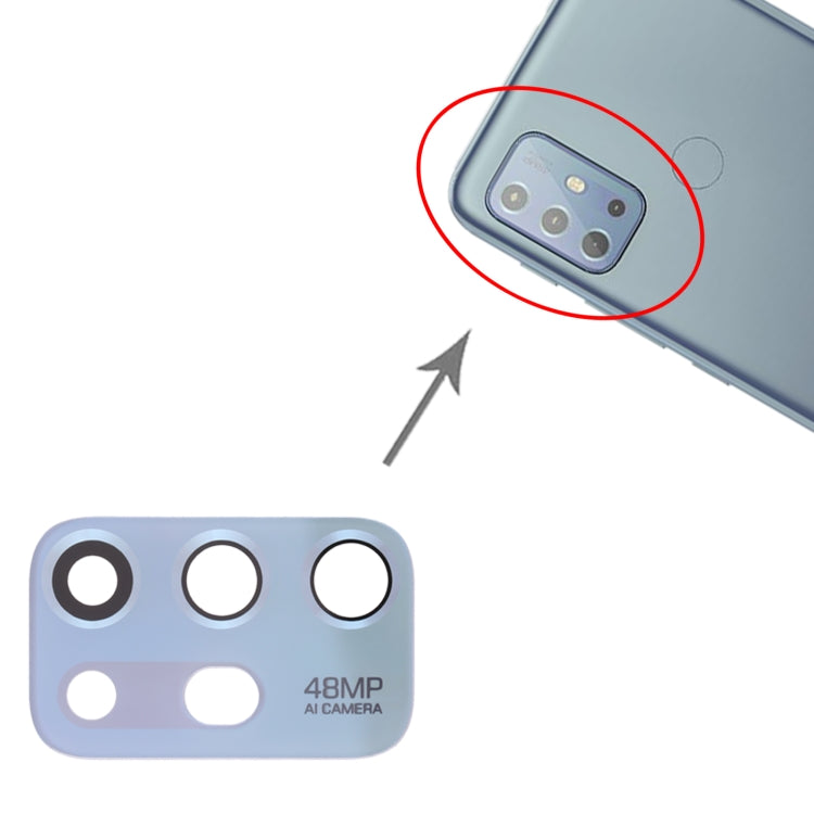 10 PCS Back Camera Lens for Motorola Moto G20 XT2128-1 XT2128-2 - Camera Accessories by PMC TechLife | Online Shopping South Africa | PMC TechLife
