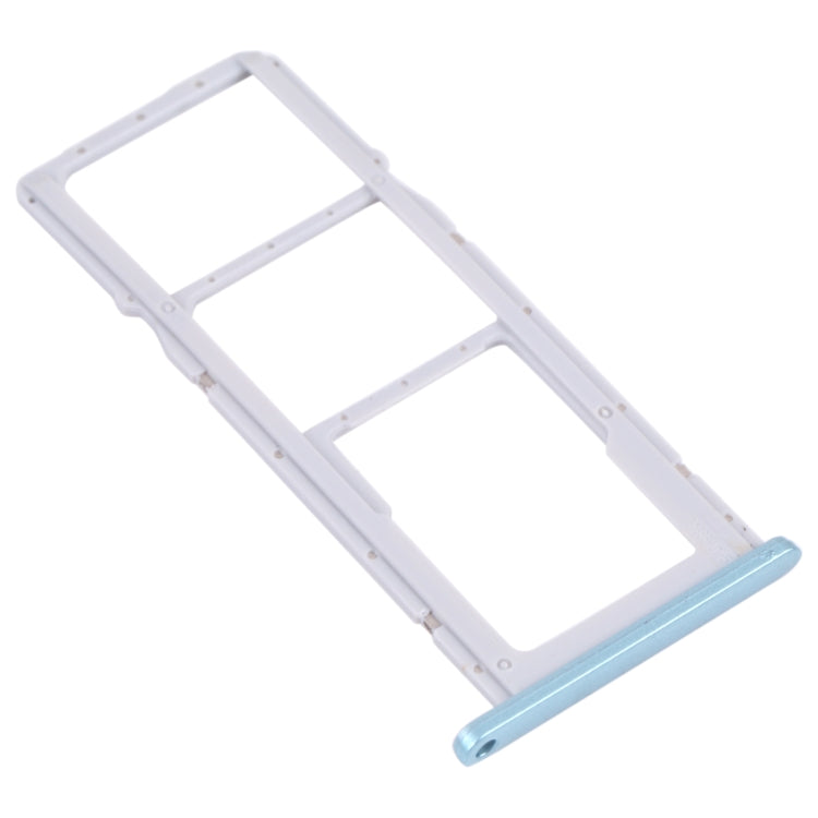 SIM Card Tray + SIM Card Tray + Micro SD Card Tray for Honor 9A(Blue) - Card Socket by PMc TechLife | Online Shopping South Africa | PMc TechLife | Buy Now Pay Later Mobicred