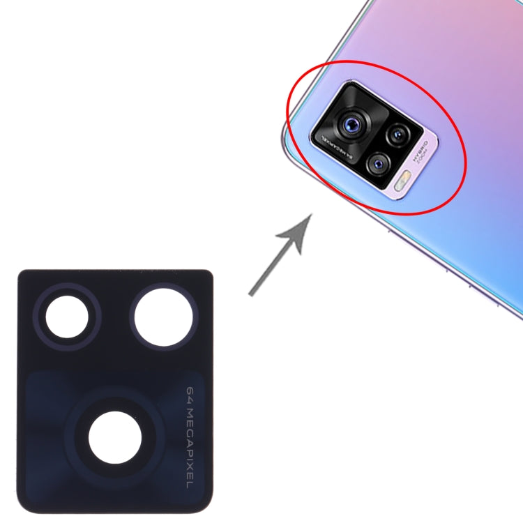 For Vivo S7 / S7t / V20 / V20 Pro 10pcs Back Camera Lens - Camera Parts by PMc TechLife | Online Shopping South Africa | PMc TechLife | Buy Now Pay Later Mobicred