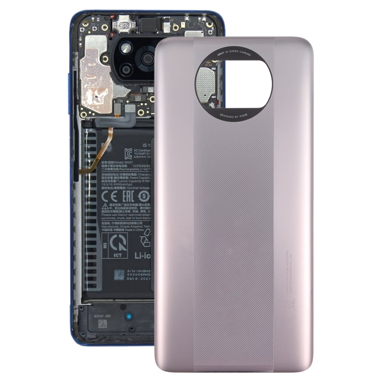 Original Battery Back Cover for Xiaomi Poco X3 Pro M2102J20SG(Gold) - Back Cover by PMC Jewellery | Online Shopping South Africa | PMC Jewellery | Buy Now Pay Later Mobicred