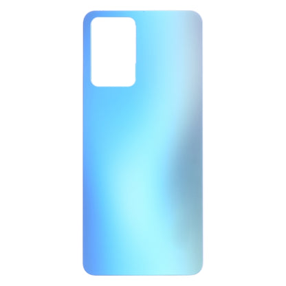 For OPPO Reno7 5G China Glass Battery Back Cover (Blue) - Back Cover by PMC Jewellery | Online Shopping South Africa | PMC Jewellery | Buy Now Pay Later Mobicred