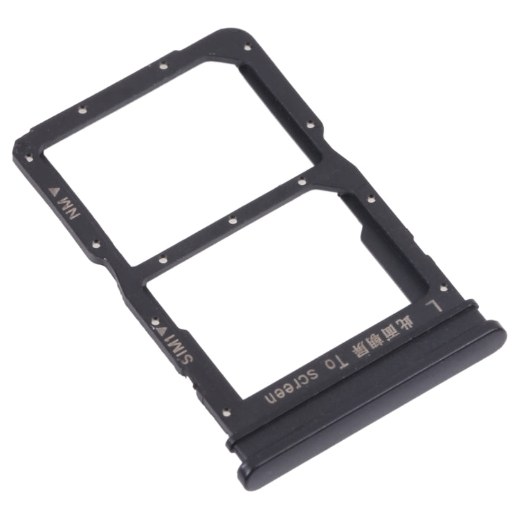 SIM Card Tray + NM Card Tray for Honor 30i (Black) - Card Socket by PMc TechLife | Online Shopping South Africa | PMc TechLife | Buy Now Pay Later Mobicred