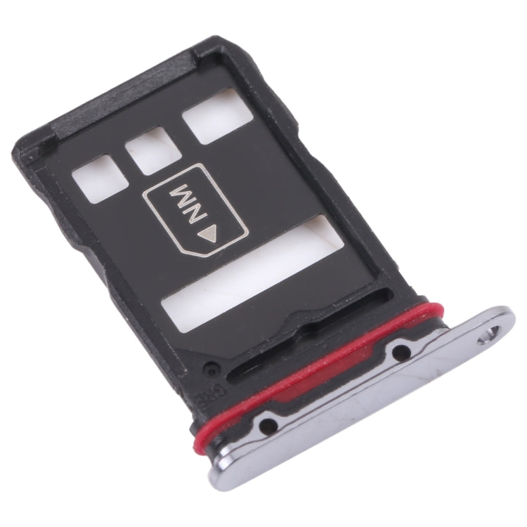 SIM Card Tray + NM Card Tray for Huawei P50 Pro (Black) - Card Socket by PMc TechLife | Online Shopping South Africa | PMc TechLife | Buy Now Pay Later Mobicred