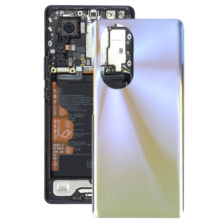Battery Back Cover for Huawei Nova 8(Purple) - Back Cover by PMC TechLife | Online Shopping South Africa | PMC TechLife | Buy Now Pay Later Mobicred