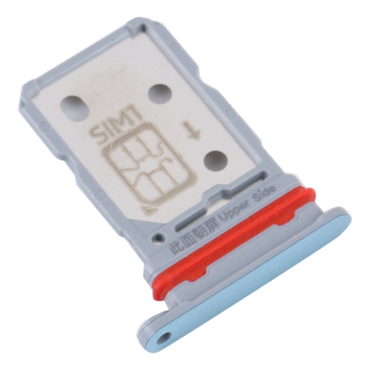 For vivo iQOO Neo6 SIM Card Tray + SIM Card Tray (Blue) - Card Socket by PMc TechLife | Online Shopping South Africa | PMc TechLife | Buy Now Pay Later Mobicred