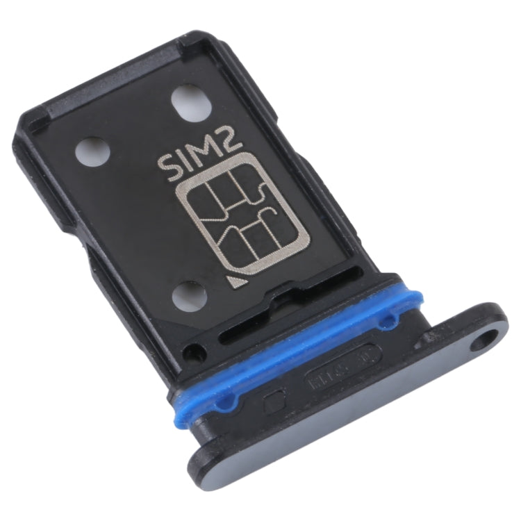 For vivo S15e SIM Card Tray + SIM Card Tray (Black) - Card Socket by PMc TechLife | Online Shopping South Africa | PMc TechLife | Buy Now Pay Later Mobicred