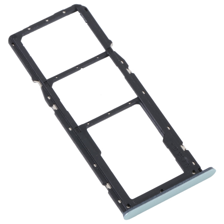 For Realme C35 SIM Card Tray + SIM Card Tray + Micro SD Card Tray (Green) - Card Tray by PMc TechLife | Online Shopping South Africa | PMc TechLife | Buy Now Pay Later Mobicred
