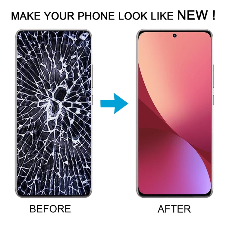For Xiaomi 12 Pro / 12S Pro AMOLED Original LCD Screen Digitizer Full Assembly with Frame (Silver) - LCD Screen by PMC TechLife | Online Shopping South Africa | PMC TechLife