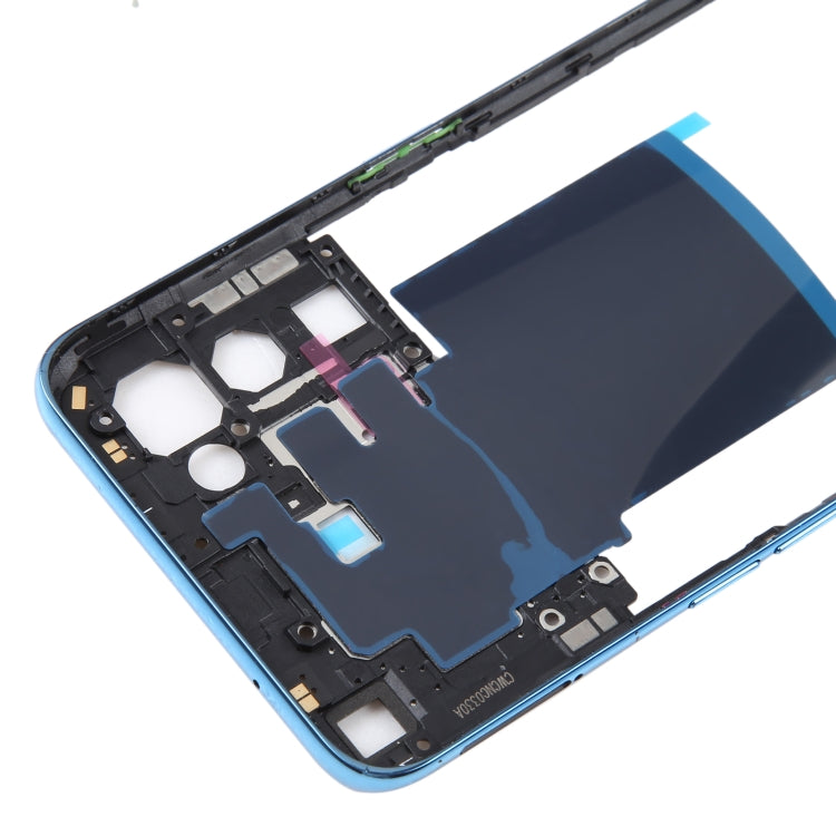 For OPPO Find X3 Lite Original Middle Frame Bezel Plate (Blue) - Frame Bezel Plate by PMC TechLife | Online Shopping South Africa | PMC TechLife