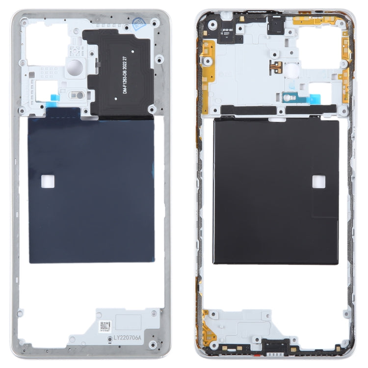 For Xiaomi Redmi Note 12 Pro+ Original Middle Frame Bezel Plate (Silver) - Frame Bezel Plate by PMC TechLife | Online Shopping South Africa | PMC TechLife