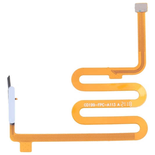 For Infinix Note 10 Pro Original Fingerprint Sensor Flex Cable (Silver) - Flex Cable by PMC Jewellery | Online Shopping South Africa | PMC Jewellery