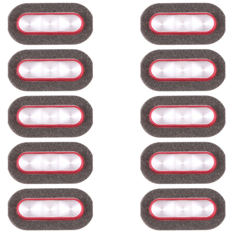 For vivo X90 Pro 10pcs Flashlight Covers (Red) - Others by PMC TechLife | Online Shopping South Africa | PMC TechLife