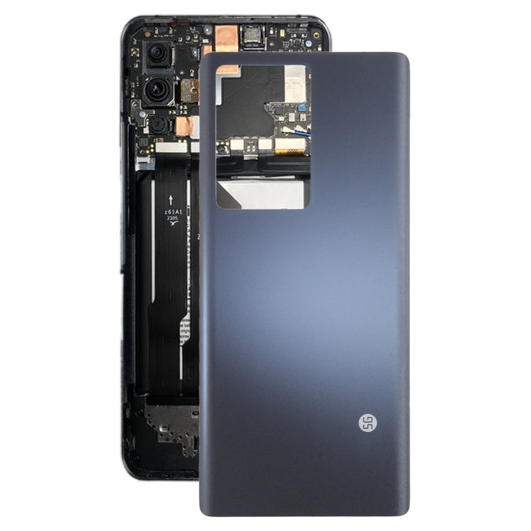 For ZTE Axon A41 Ultra 5G Glass Battery Back Cover(Grey) - For ZTE by PMC TechLife | Online Shopping South Africa | PMC TechLife