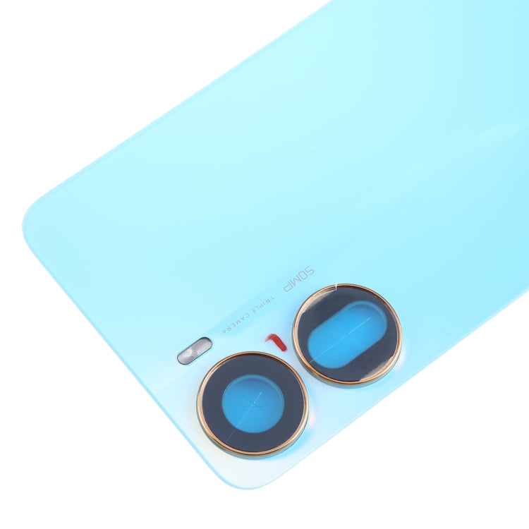 For ZTE Blade V40 Design Battery Back Cover(Blue) - For ZTE by PMC TechLife | Online Shopping South Africa | PMC TechLife