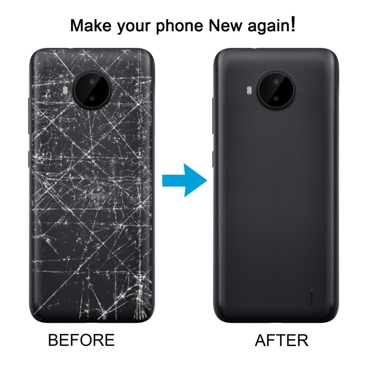 For Nokia C20 Plus Original Battery Back Cover(Black) - Back Cover by PMC TechLife | Online Shopping South Africa | PMC TechLife