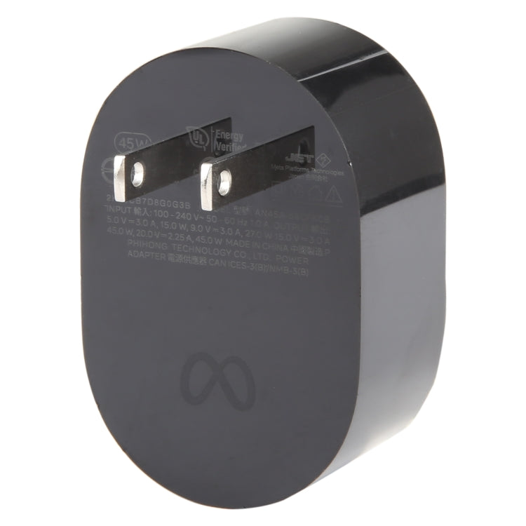 For Meta Quest Pro NA45 45W VR PD Quick Charger, US Plug - VR Accessories by PMC Jewellery | Online Shopping South Africa | PMC Jewellery