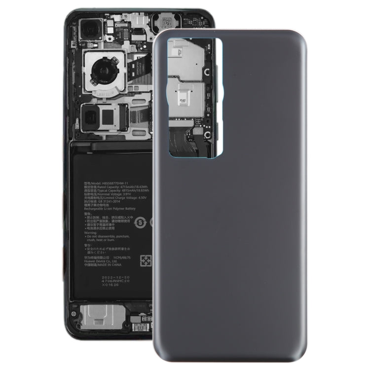 For Huawei P60 Pro Battery Back Cover(Black) - Back Cover by PMC TechLife | Online Shopping South Africa | PMC TechLife