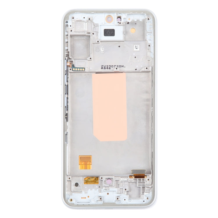 For Samsung Galaxy A54 5G SM-A546 6.43 inch OLED LCD Screen Digitizer Full Assembly with Frame (White) - LCD Screen by PMC Jewellery | Online Shopping South Africa | PMC Jewellery | Buy Now Pay Later Mobicred