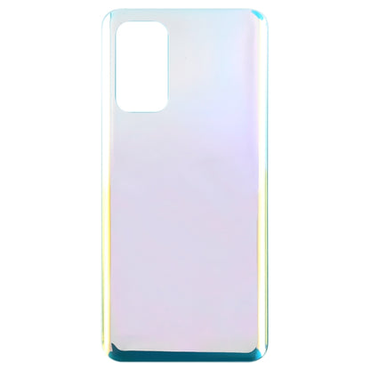 For OPPO Find X3 Lite Glass Material Battery Back Cover(Bright Silver) - Back Cover by PMC Jewellery | Online Shopping South Africa | PMC Jewellery | Buy Now Pay Later Mobicred