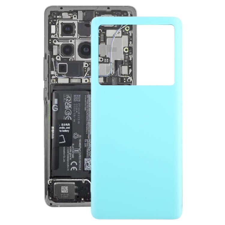 For vivo X80 OEM Glass Material Battery Back Cover(Blue) - Back Cover by PMC Jewellery | Online Shopping South Africa | PMC Jewellery | Buy Now Pay Later Mobicred