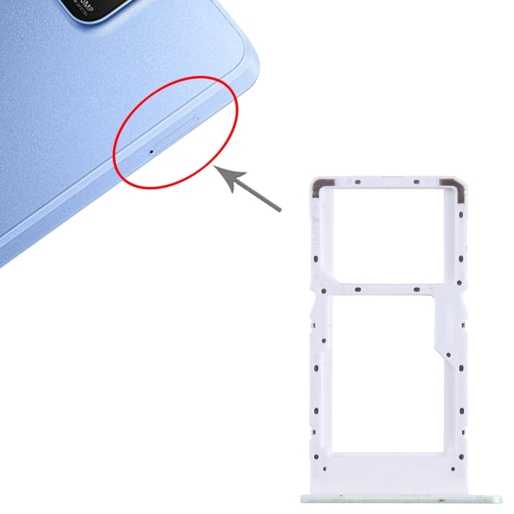 For Huawei Enjoy 50Z SIM + SIM / Micro SD Card Tray (Green) - Card Socket by PMc TechLife | Online Shopping South Africa | PMc TechLife | Buy Now Pay Later Mobicred