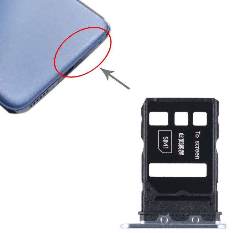 For Honor Magic5 SIM + SIM Card Tray (Green) - Card Socket by PMc TechLife | Online Shopping South Africa | PMc TechLife | Buy Now Pay Later Mobicred
