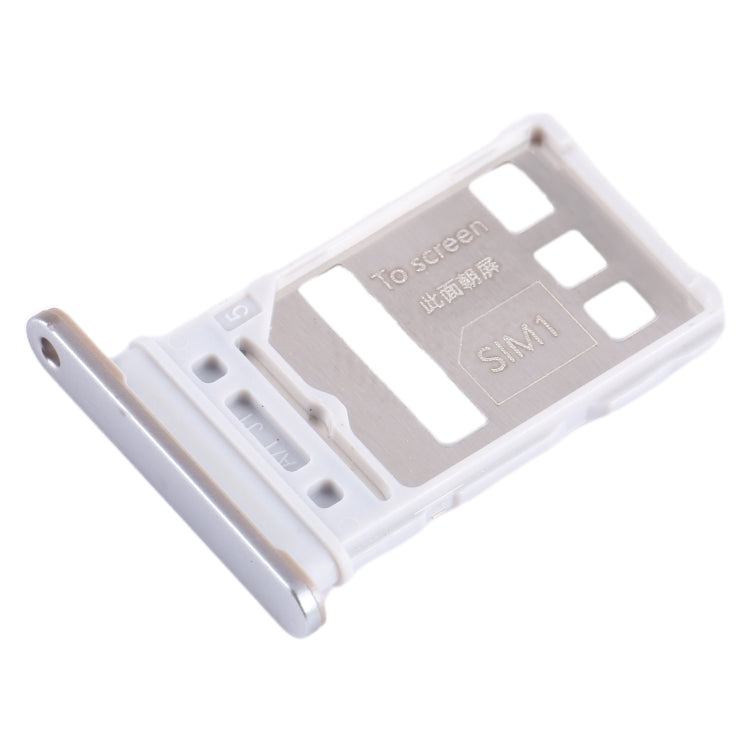 For Honor 80 SIM + SIM Card Tray (Silver) - Card Socket by PMc TechLife | Online Shopping South Africa | PMc TechLife | Buy Now Pay Later Mobicred