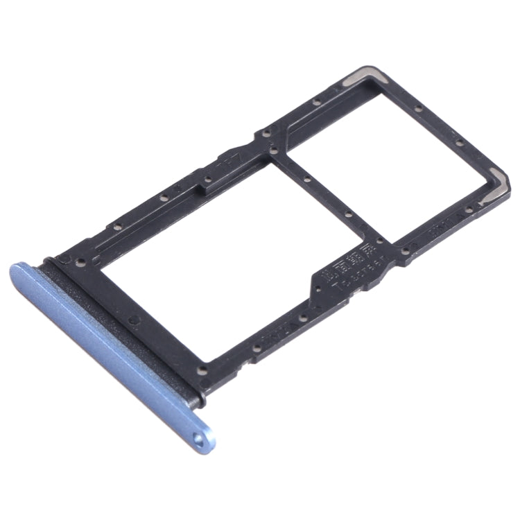 For Honor Play6C SIM + SIM / Micro SD Card Tray (Blue) - Card Socket by PMc TechLife | Online Shopping South Africa | PMc TechLife | Buy Now Pay Later Mobicred
